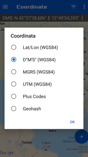 Coordinate GPS Mappa screenshot 4