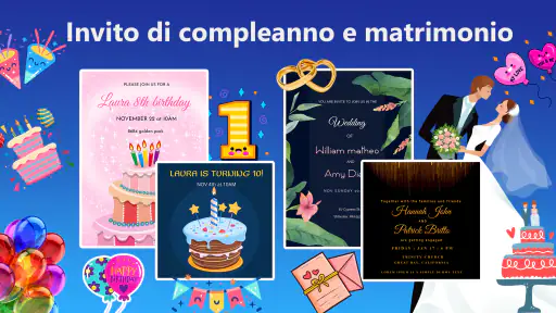 Crea Inviti Compleanno, festa screenshot 10