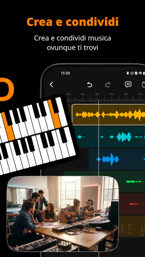 Crea Musica & Editor Audio MP3 screenshot 1