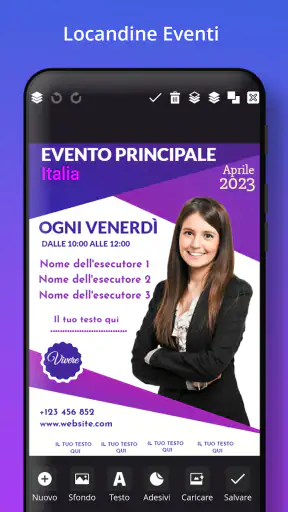 Crea Volantini locandine maker screenshot 9