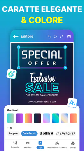 Creare locandine e volantini screenshot 11