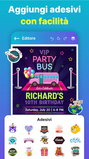 Creare locandine e volantini screenshot 12