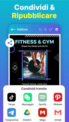 Creare locandine e volantini screenshot 7