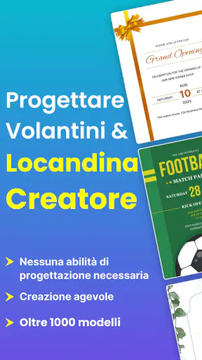Creare locandine e volantini screenshot 8