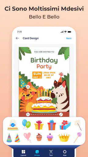 Creatore Inviti e Design Carte screenshot 10