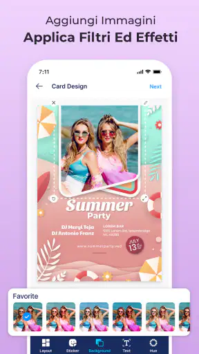 Creatore Inviti e Design Carte screenshot 11