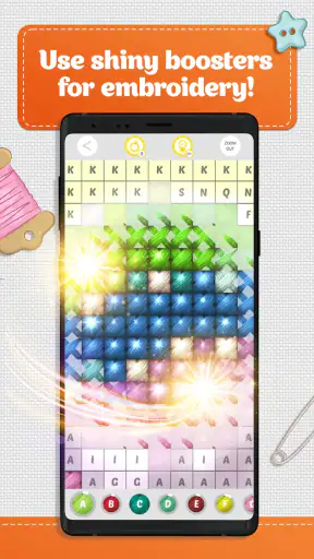 Cross Stitch Coloring Art screenshot 2