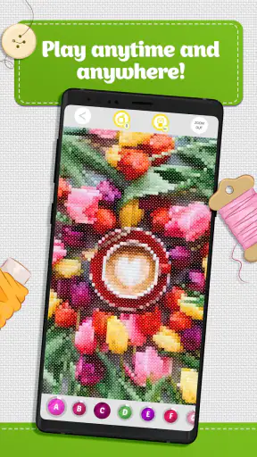 Cross Stitch Coloring Art screenshot 5