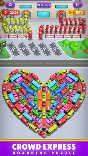 Crowd Express: Boarding Puzzle screenshot 1