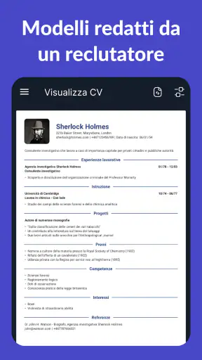 Curriculum Vitae - CV Engineer screenshot 3