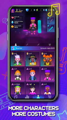 Cyber Surfer:Avventura ritmica screenshot 4