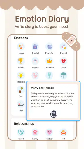 Daily Journal Mood Tracker screenshot 2