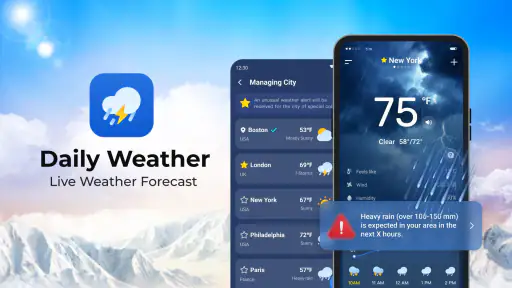 Daily Weather: Forecast&Alerts screenshot 1