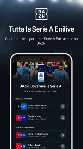 DAZN - Diretta Calcio e Sport screenshot