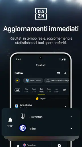 DAZN - Diretta Calcio e Sport screenshot