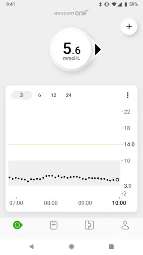 Dexcom ONE+ screenshot 2
