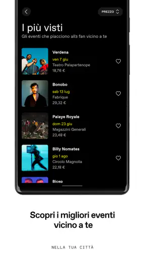 DICE: Eventi dal vivo screenshot 2
