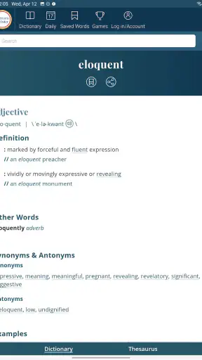 Dictionary - M-W Premium screenshot 10