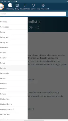 Dictionary - M-W Premium screenshot 11