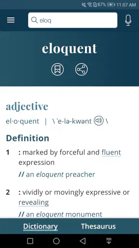 Dictionary - M-W Premium screenshot 3