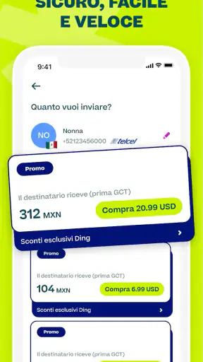 Ding: Ricariche cellulari screenshot 3
