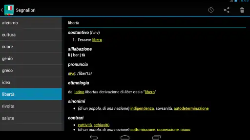 Dizionario Italiano - Offline screenshot 10