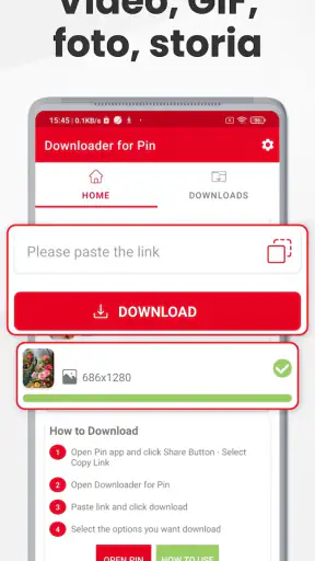 Downloader Video per Pinterest screenshot 2