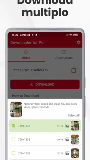Downloader Video per Pinterest screenshot 3