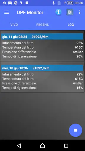 DPF Monitor -Fiat e Alfa Romeo screenshot 3