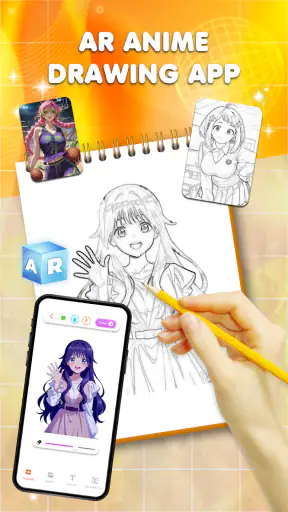 Draw Anime: AR Tracing App screenshot 1