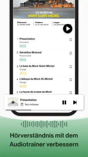 écoute - Französisch lernen screenshot