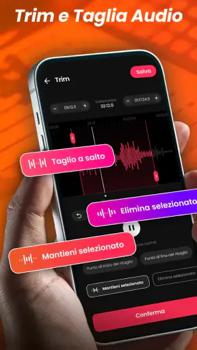 Editor Audio, Tagliare Musica screenshot 1