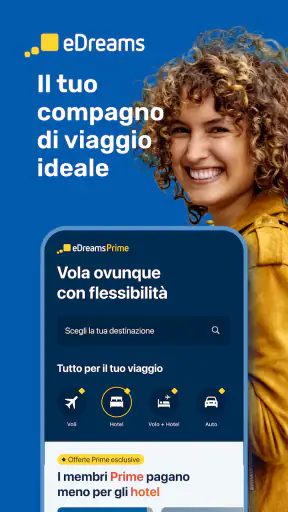 eDreams: Voli, Hotel e Auto screenshot 1