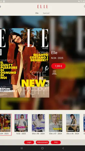 Elle Italy screenshot