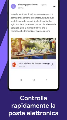 Email Lite: posta intelligente screenshot 4