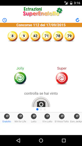 Estrazioni Lotto screenshot 1