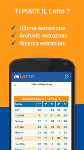 Estrazioni Lotto e 10eLotto screenshot 1