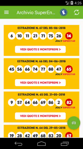 Estrazioni Lotto SuperEnalotto screenshot 3