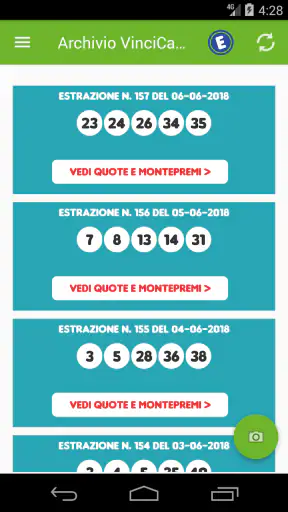 Estrazioni Lotto SuperEnalotto screenshot 8