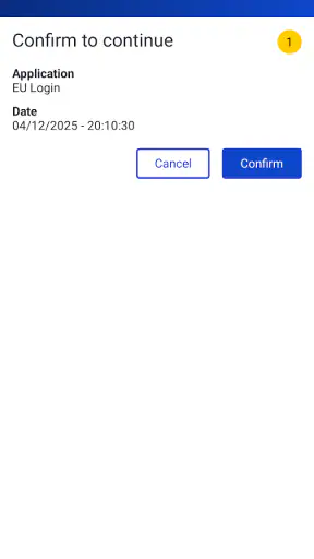 EU Login screenshot 5