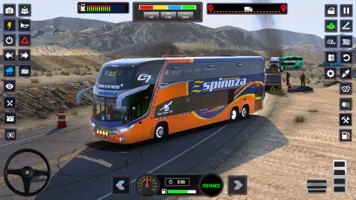 Euro Bus Driving Bus Simulator screenshot 12