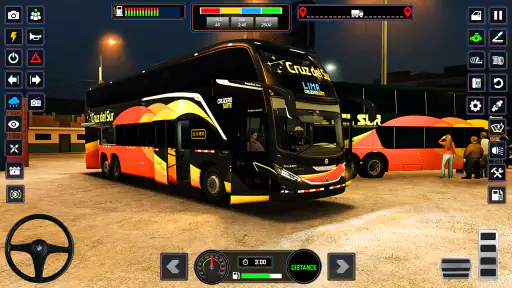 Euro Bus Driving Bus Simulator screenshot 9