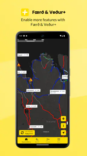 Færð & Veður - Road conditions screenshot