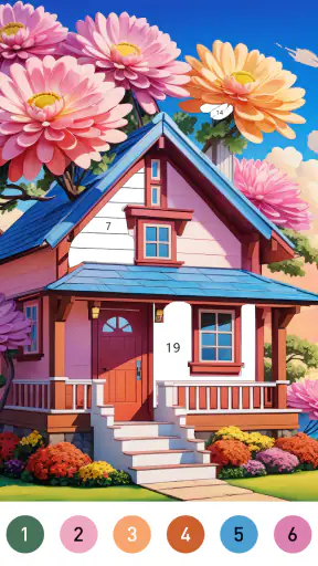 Fairytale Color by number game screenshot 4