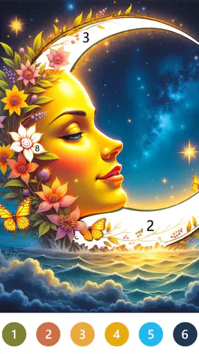Fairytale Color by number game screenshot 5
