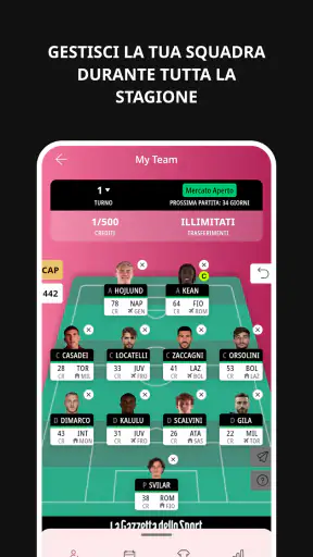 Fantacampionato Gazzetta screenshot 3