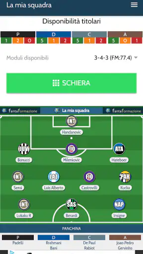 FantaFormazione screenshot 2