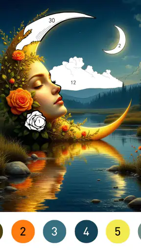 Fantasy Color By Number Game screenshot 12