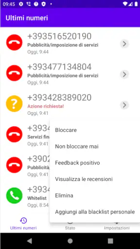 Callfilter.app screenshot 2
