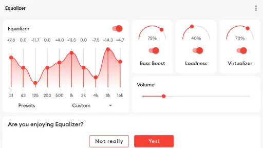 Flat Equalizer - Bass Booster screenshot 7